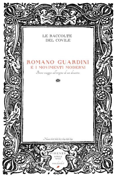 Copertina di Romano Guardini e i movimenti moderni.