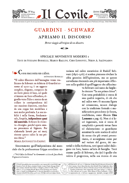 Copertina di Guardini-Schwarz. Apriamo il discorso.