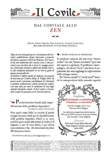 Copertina di Dal Corviale allo Zen.