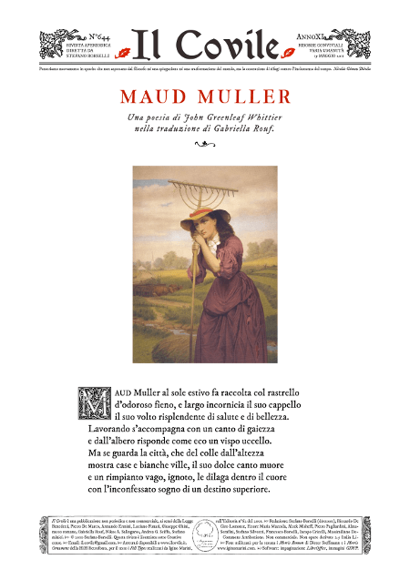 Copertina di Maud Muller.