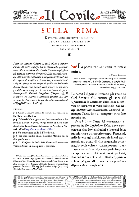 Copertina di Sulla rima (reprint).