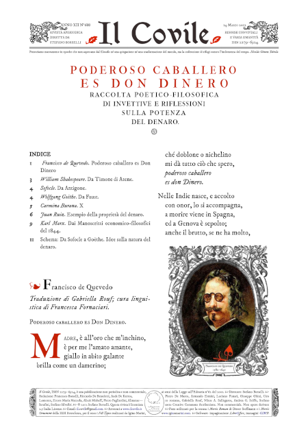 Copertina di Poderoso caballero es Don Dinero.