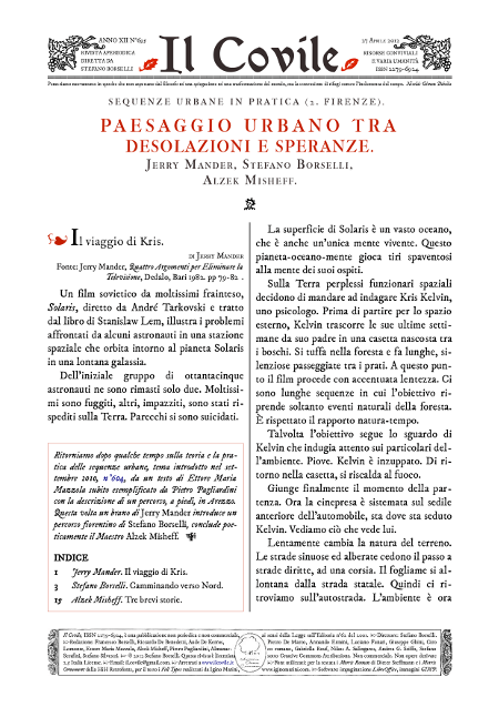 Copertina di Firenze. Paesaggio urbano tra desolazioni e speranze.