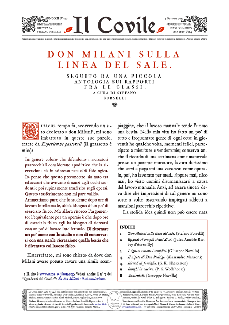 Copertina di Don Milani sulla linea del sale.