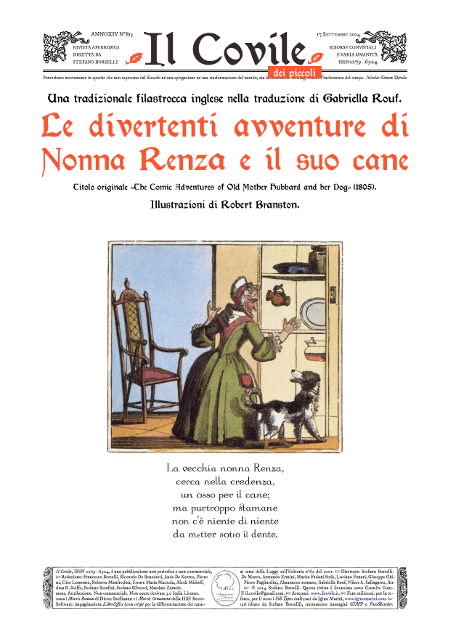 Copertina di Le divertenti avventure di Nonna Renza e il suo cane.