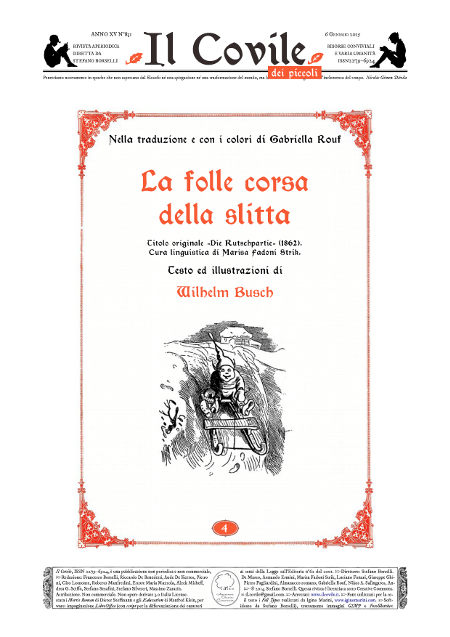 Copertina di La folle corsa della slitta.