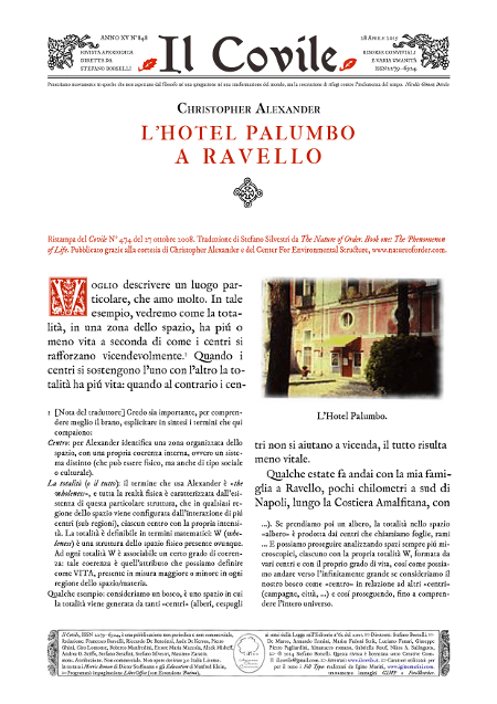 Copertina di L'Hotel Palumbo a Ravello.