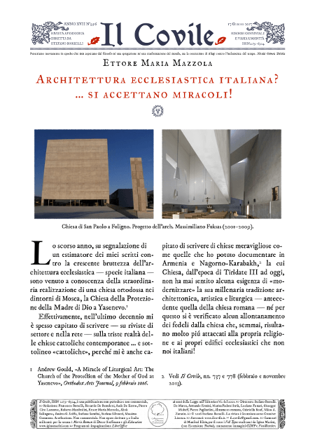 Copertina di Architettura ecclesiastica italiana? Si accettano miracoli!