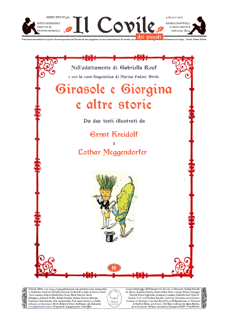 Copertina di Girasole e Giorgina e altre storie.