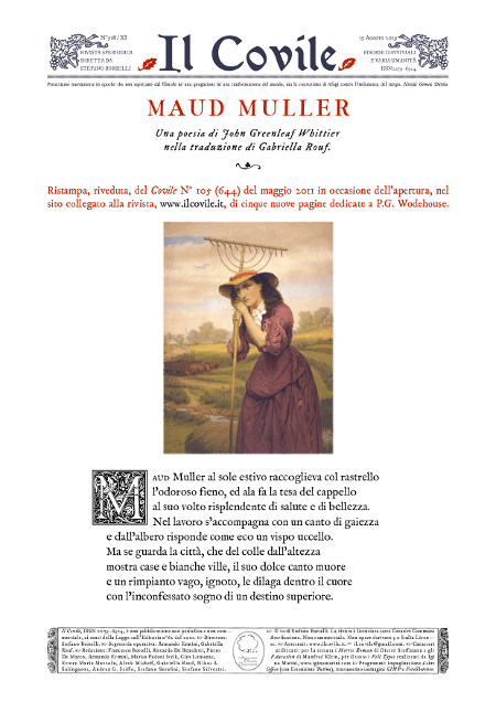 Copertina di Maud Muller